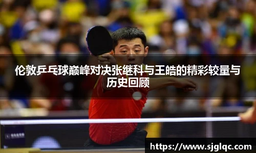 伦敦乒乓球巅峰对决张继科与王皓的精彩较量与历史回顾